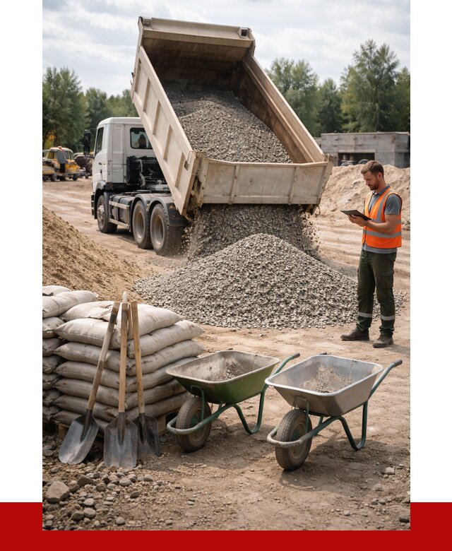 Доставка нерудных материалов в Костроме от 1225 руб. | ПРОНЕРУДКст