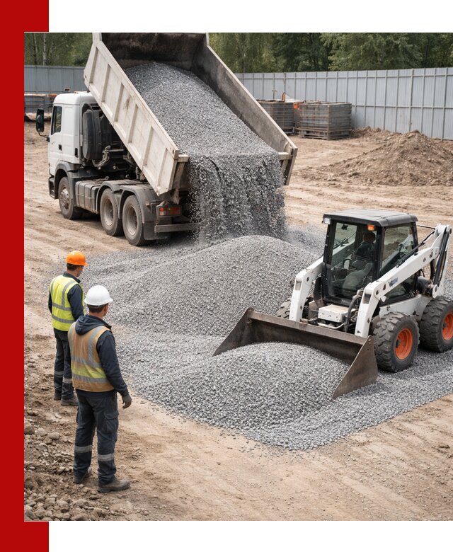 Доставка и продажа гранитного щебня фракции 0-5 в Костроме