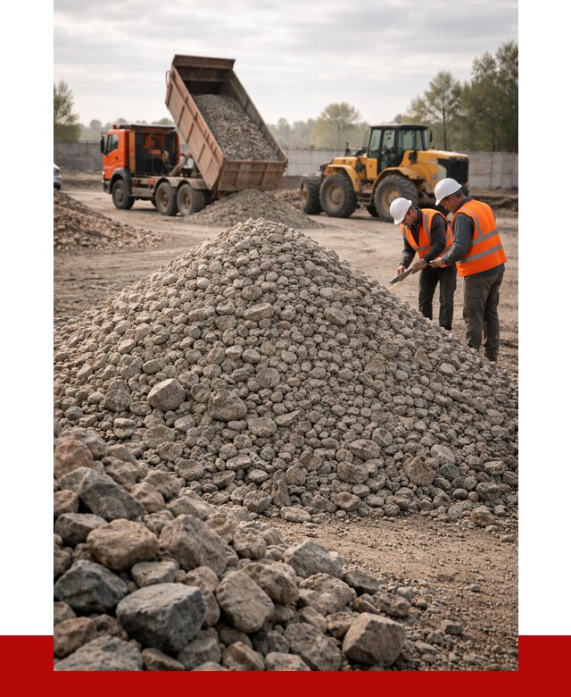 Гранитный щебень фракция 40-70 в Костроме от 2552 руб ПРОНЕРУДКст