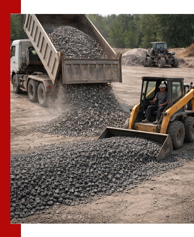 Гранитный щебень фракция 40-70 с доставкой в Костроме