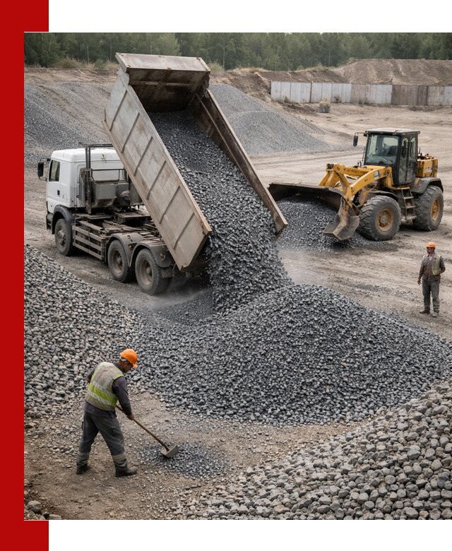 Щебень габбро-диабаз фр. 5-20 с доставкой в Костроме