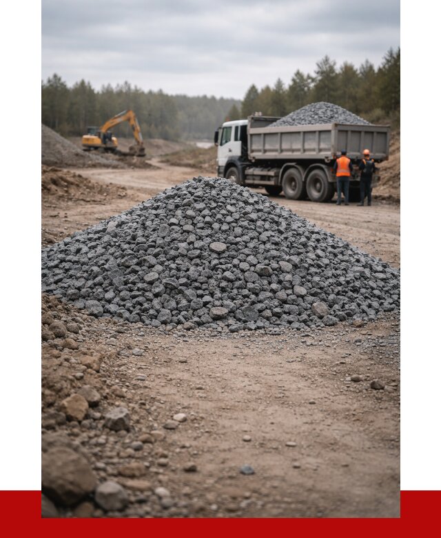 Щебень габбро диабаз фракция 40-70 в Костроме от 2246 р-ПРОНЕРУДКст