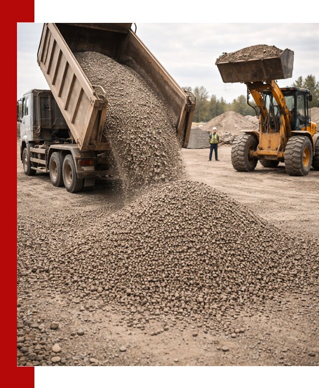 Гравийный щебень фракция 3–10 с доставкой в Костроме