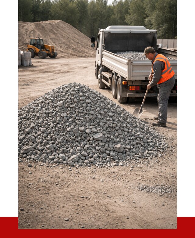 Гравийный щебень фракция 5-10 в Костроме от 2246 р. | ПРОНЕРУДКст