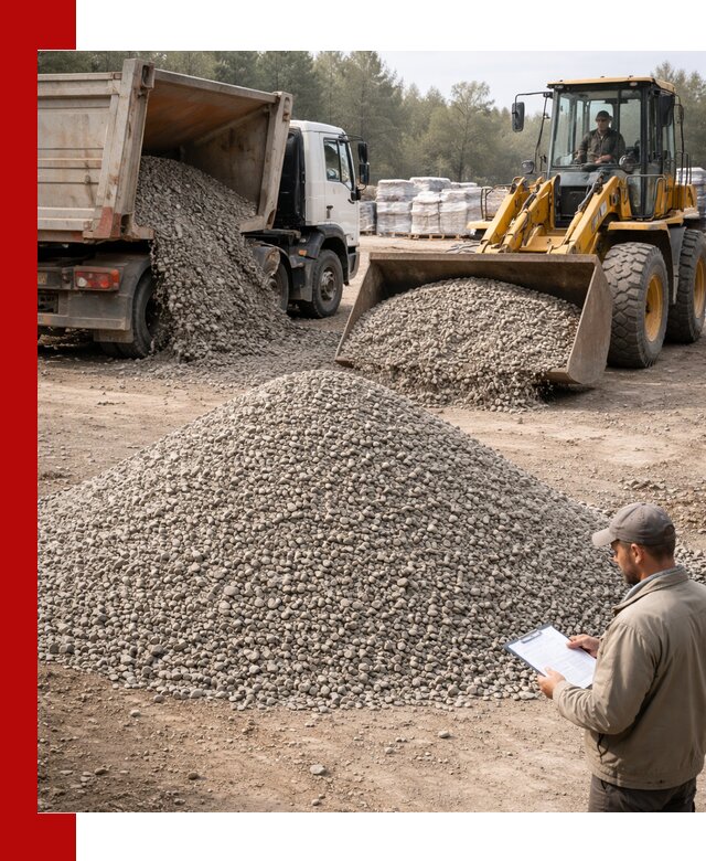 Гравийный щебень фракция 5–10 с доставкой в Костроме