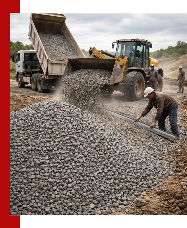 Гравийный щебень фракция 5-20 с доставкой в Костроме