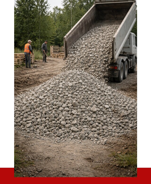 гравийный щебень фракция 70-120 в Костроме от 2501 р. ПРОНЕРУДКст