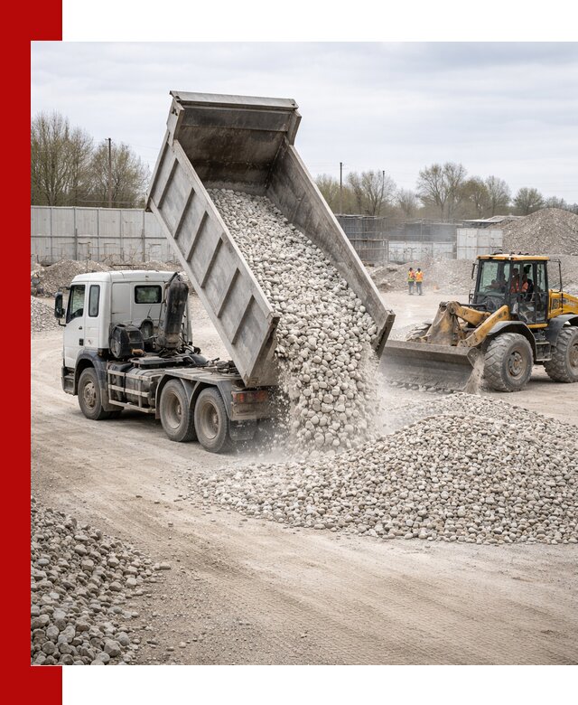 Доставка и продажа известнякового щебня в Костроме