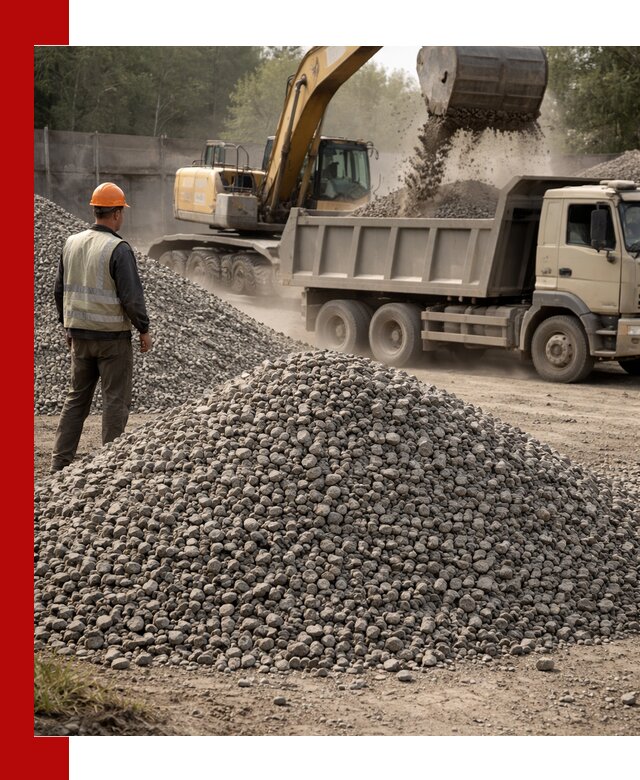 Шлаковый щебень фракция 5-20 с доставкой в Костроме