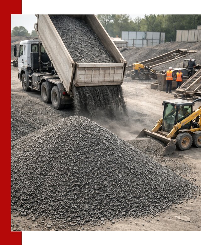 Вторичный щебень фракция 0–5 с доставкой в Костроме