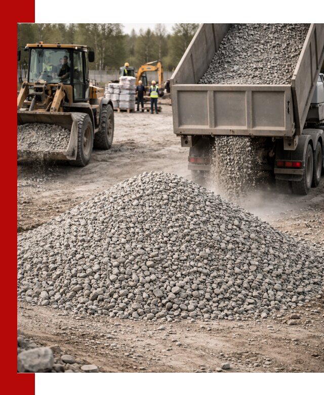 Вторичный щебень фракции 5-20 в Костроме — доставка и продажа крупнотоннажно