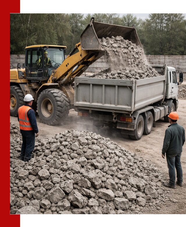 Вторичный щебень фракция 70–150 в Костроме с доставкой