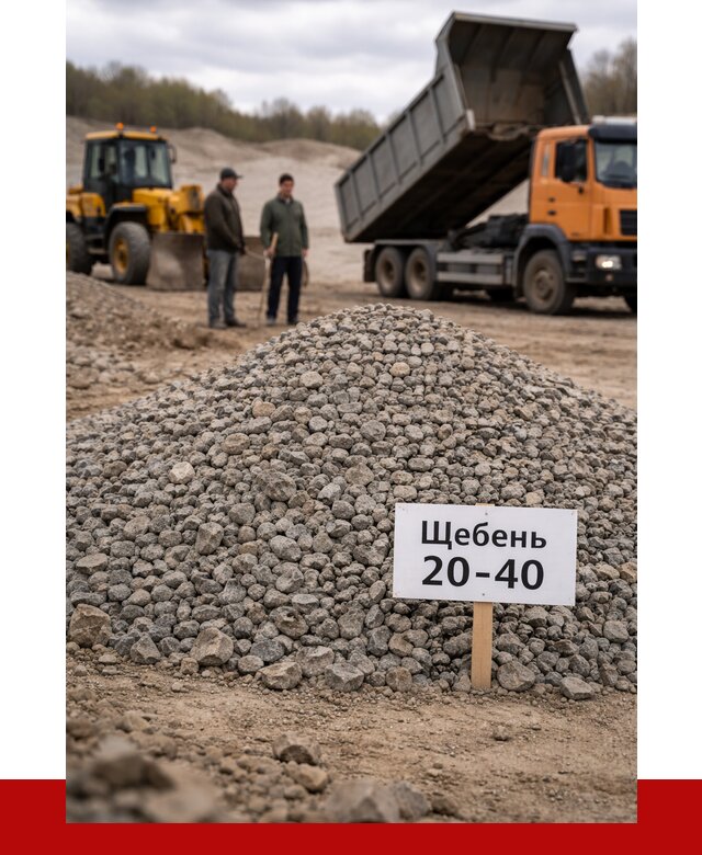 Бетонный щебень фракция 20-40 в Костроме от 2501 р. | ПРОНЕРУДКст