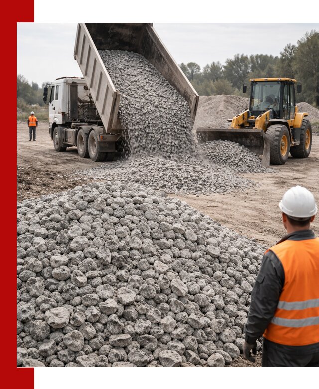 Доставка бетонного щебня фракции 20-40 в Костроме