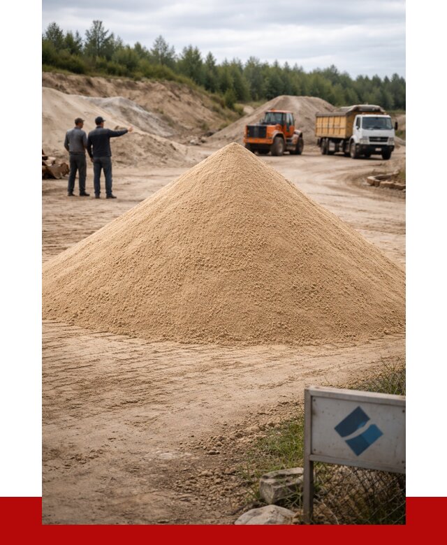 Карьерный песок навалом в Костроме от 1838 р. | ПРОНЕРУДКст