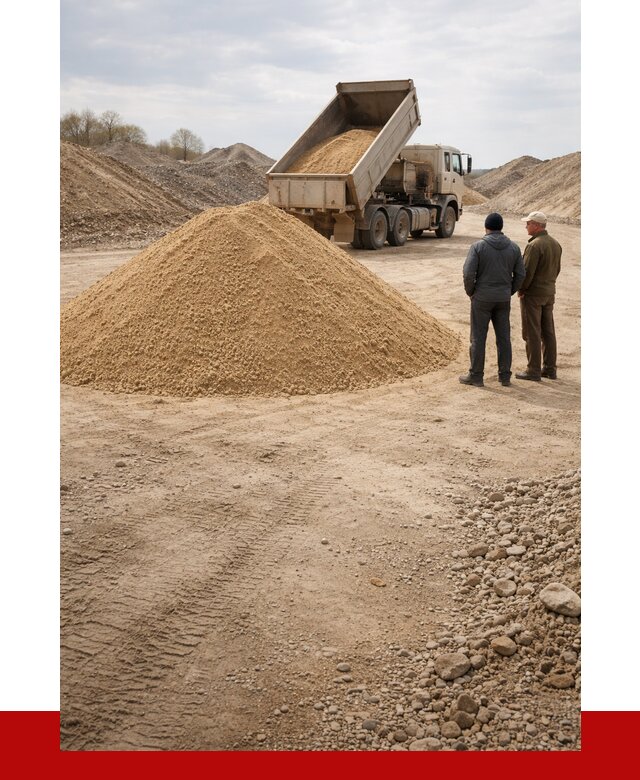 Карьерный песок крупнозернистый в Костроме от 8678 р | ПРОНЕРУДКст