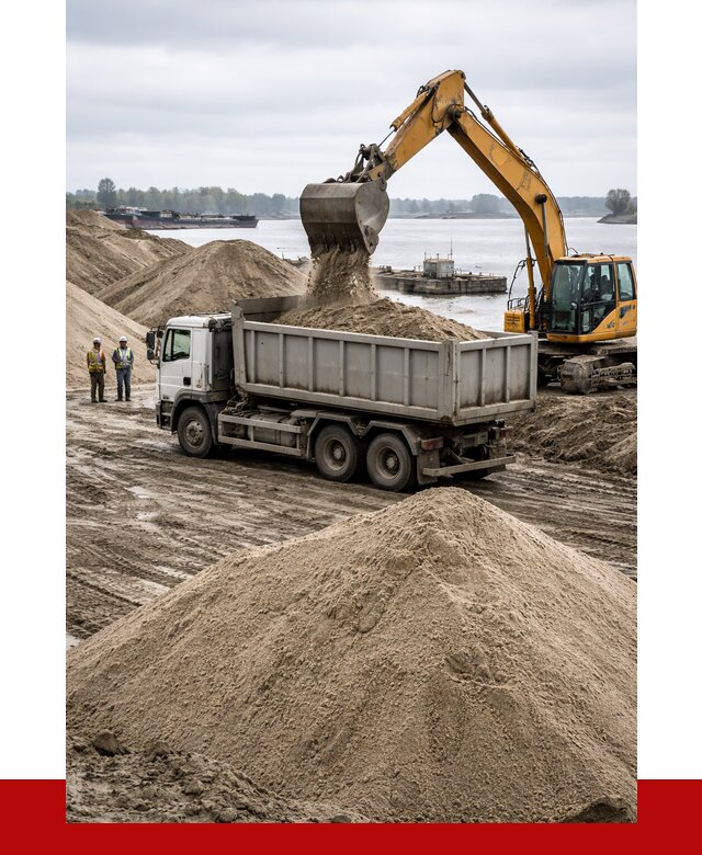 Купить речной песок навалом в Костроме от 1838 р., ПРОНЕРУДКст