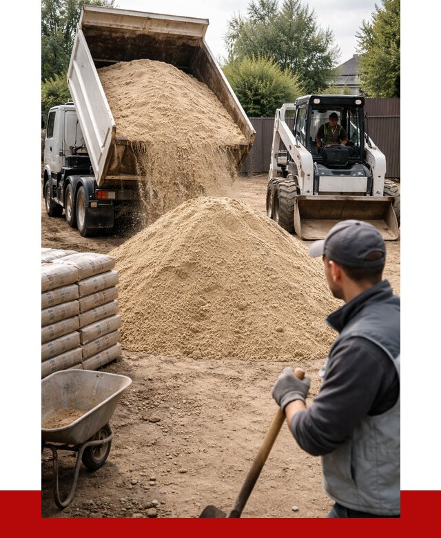 Мытый речной песок с доставкой в Костроме от 1480 р. | ПРОНЕРУДКст