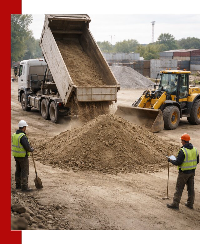 Доставка и продажа пескогрунта оптом и в розницу в Костроме