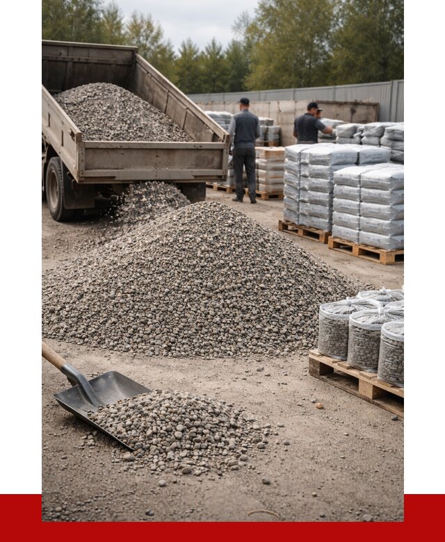 Гравий фракция 5-20 в Костроме купить от 2348 р. ПРОНЕРУДКст