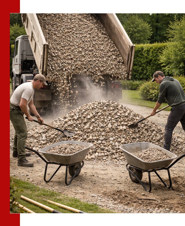 Доставка и продажа декоративной гальки в Костроме