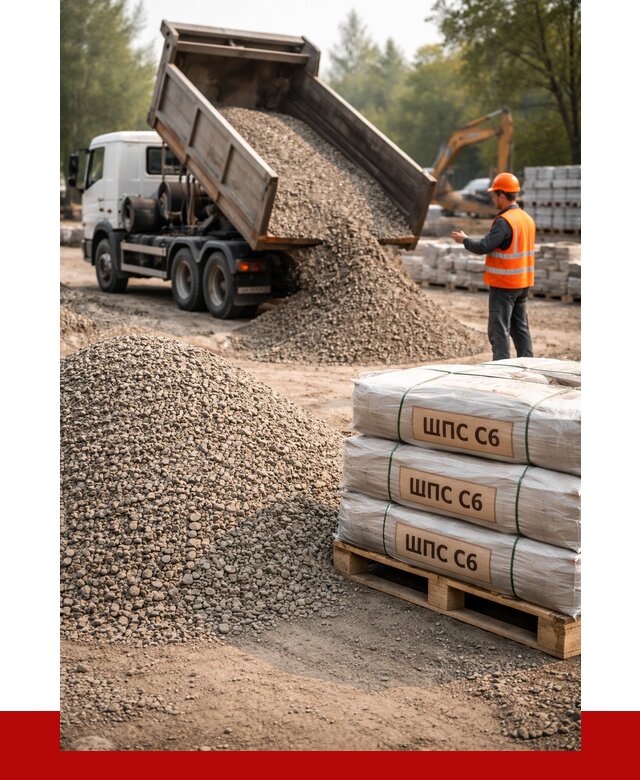 ЩПС С6 в Костроме с доставкой от 2246 р. за куб | ПРОНЕРУДКст