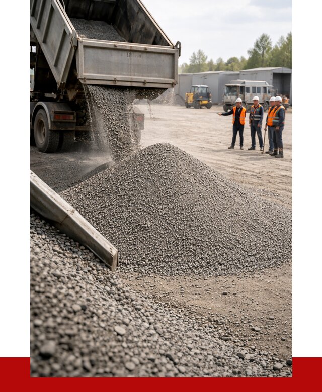 Гравийный отсев 0-5 в Костроме от 1225 р. с доставкой | ПРОНЕРУДКст