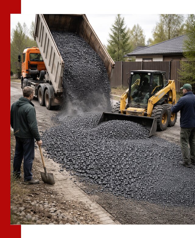 Крошка габбро с доставкой в Костроме для строительных работ