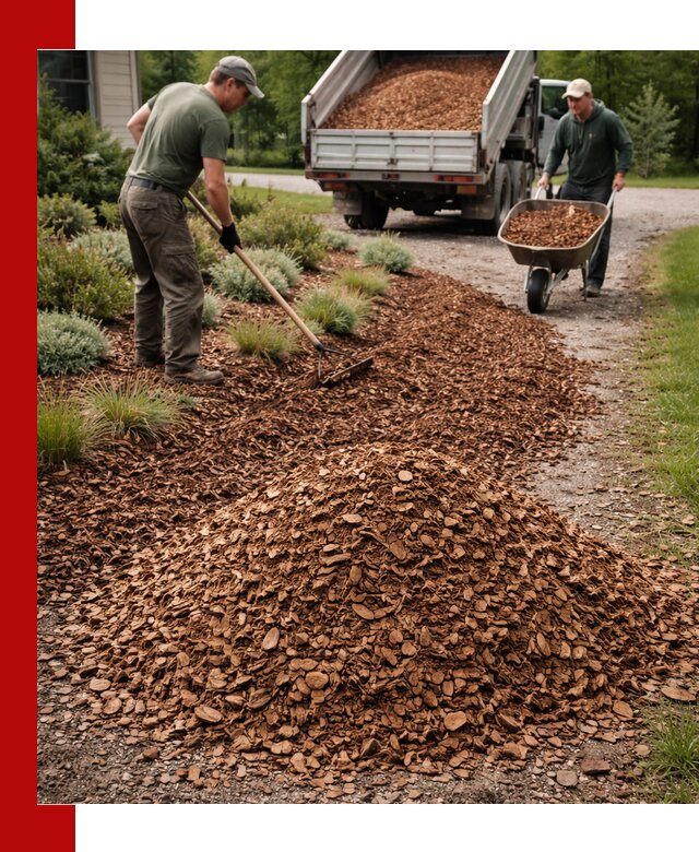 Крошка для мульчирования с доставкой в Костроме