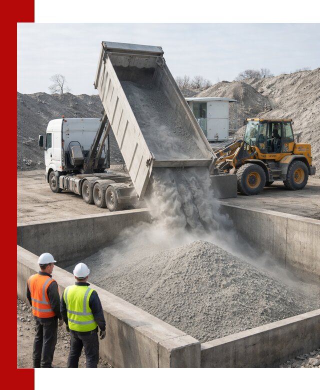 Доставка цемента навалом в Костроме крупными партиями