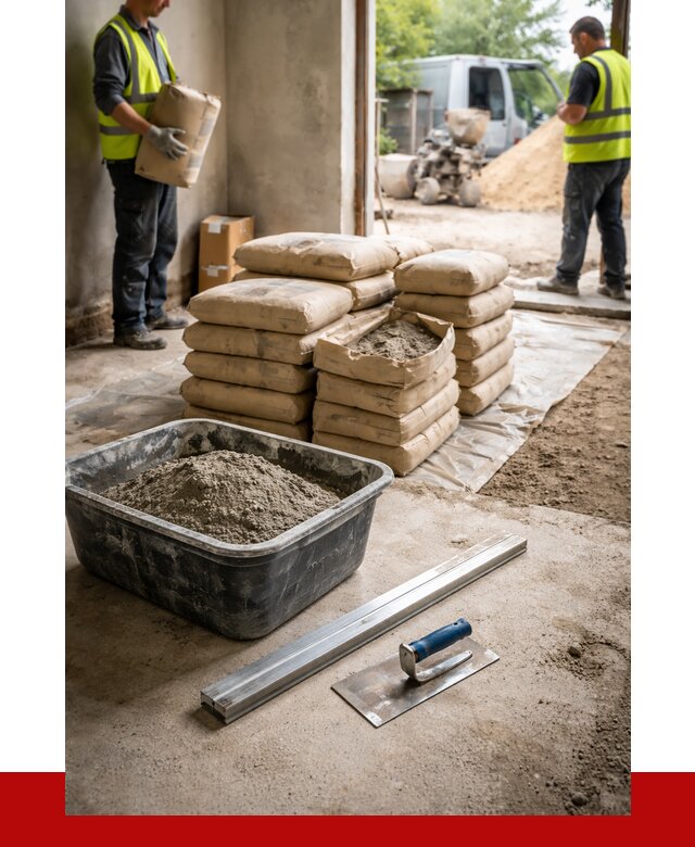 Купить сухую смесь для стяжки в Костроме от 4594 р. | ПРОНЕРУДКст