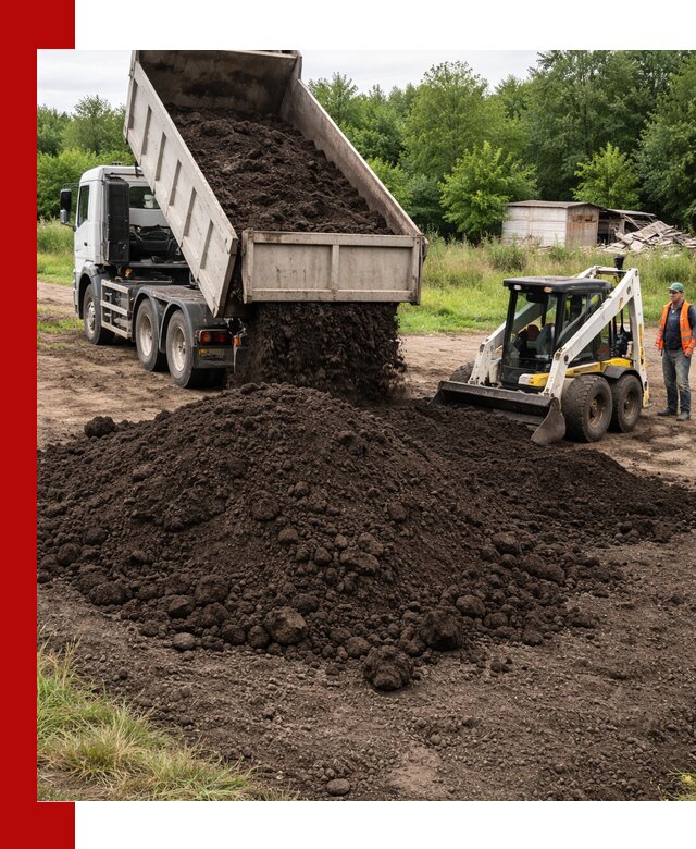 Поставка плодородной земли с доставкой самосвалом в Костроме