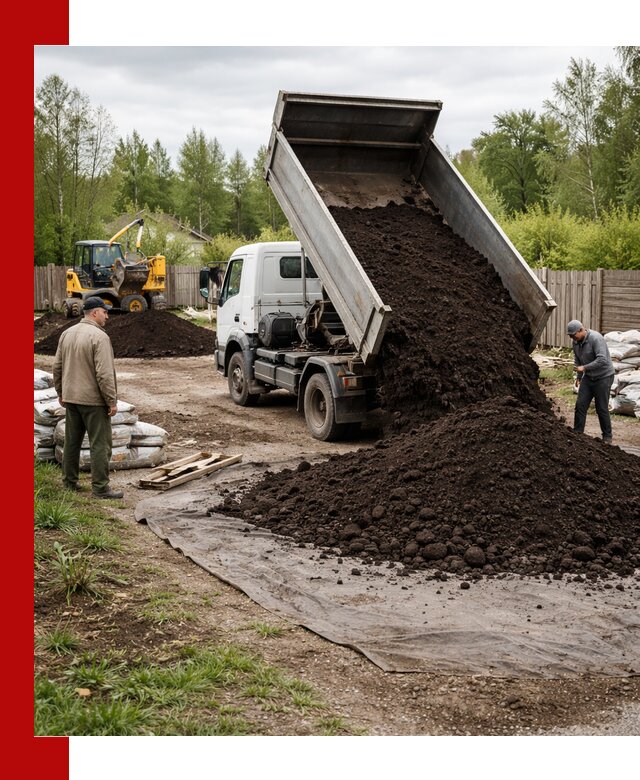 Доставка качественного почвогрунта в Костроме оптом и в розницу