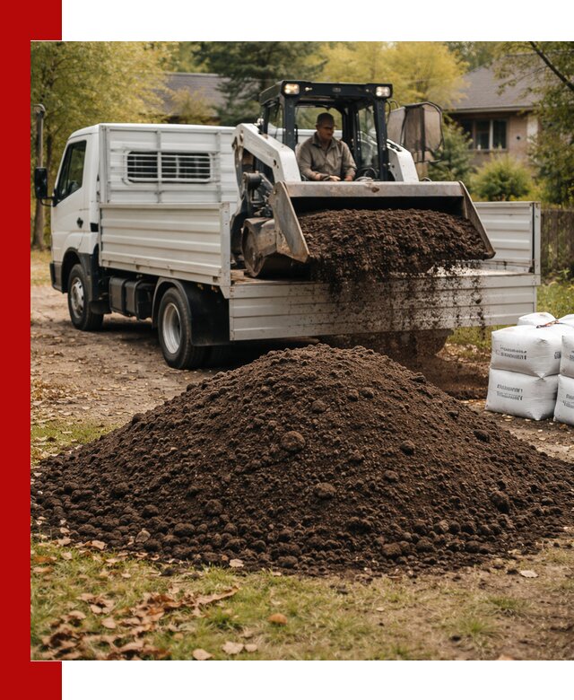 Доставка садовой земли в больших объёмах в Костроме