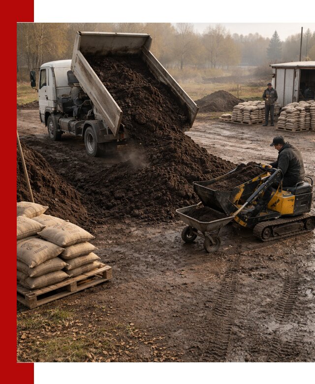 Кислый торф в доставке по выгодным ценам в Костроме