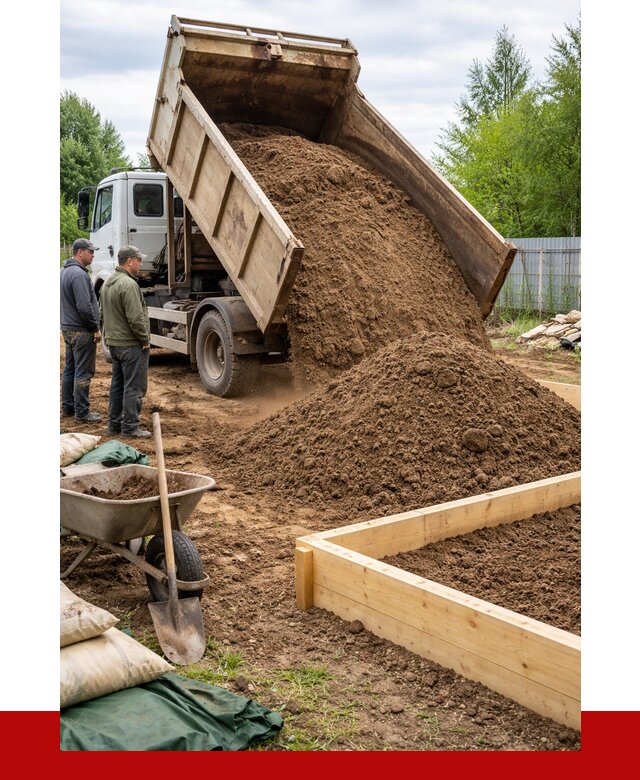 Торфо песчаная смесь в Костроме с доставкой от 1889 р. | ПРОНЕРУДКст