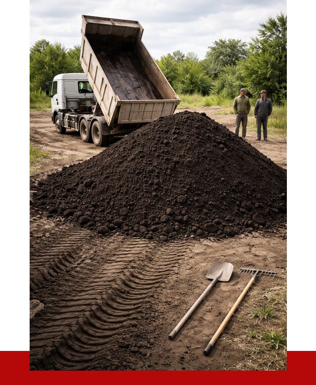 Купить чернозем навалом в Костроме от 1225 р. за куб | ПРОНЕРУДКст
