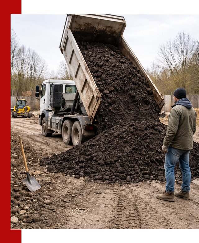 Доставка чернозема навалом в Костроме быстро и выгодно