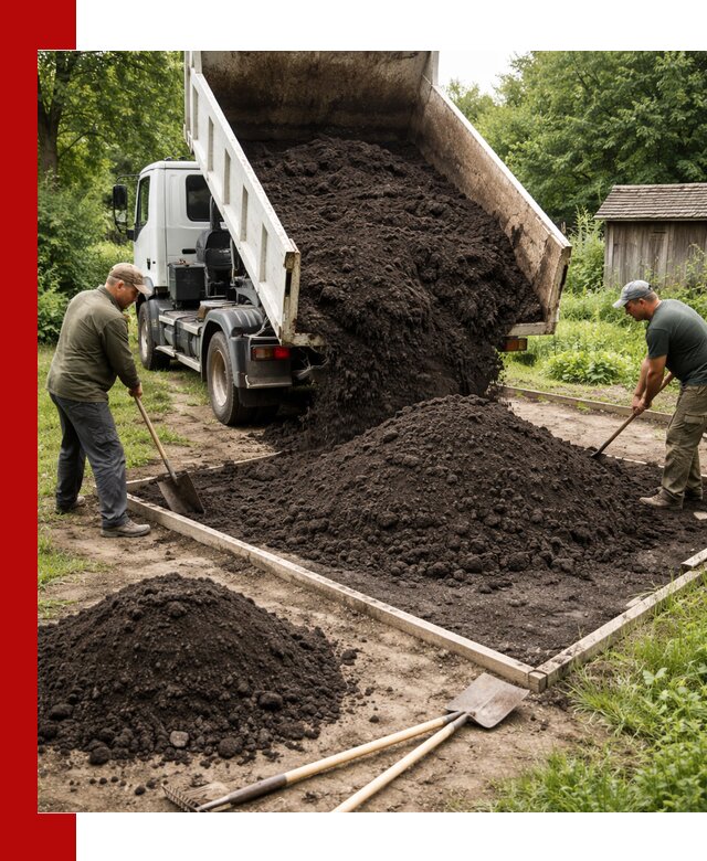 Купить чистый чернозем для огорода с доставкой в Костроме