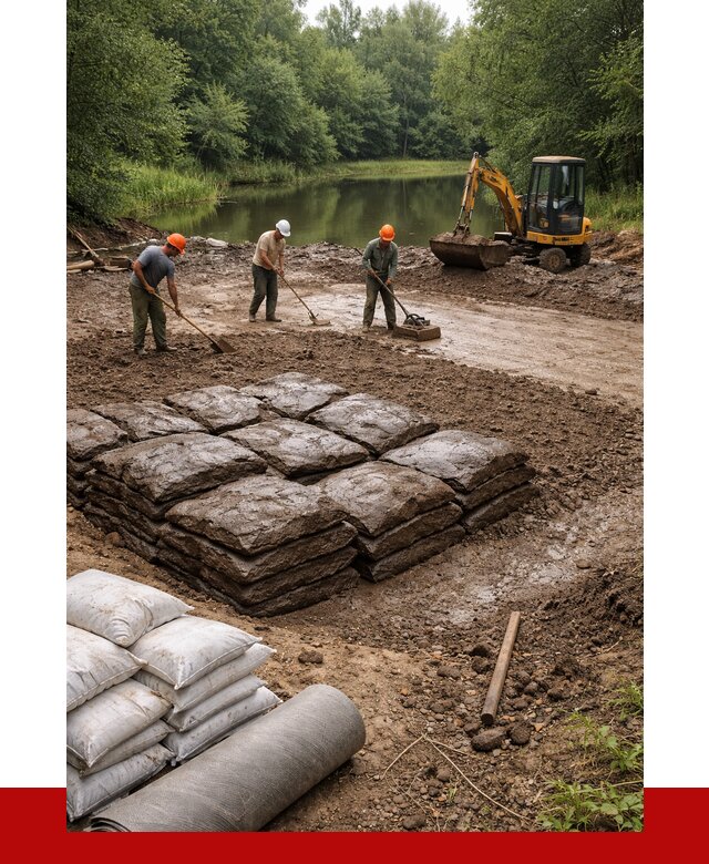 Купить глину для пруда в Костроме от 4594 р. с доставкой | ПРОНЕРУДКст