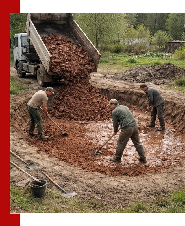 Купить качественную глину для пруда в Костроме