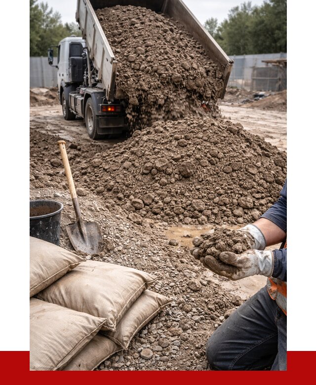 Купить глина для засыпки в Костроме от 1225 р. за куб | ПРОНЕРУДКст