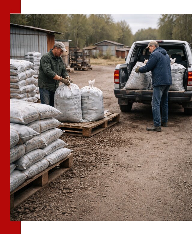 Купить конский навоз в мешках с доставкой в Костроме