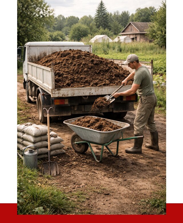 Купить коровий навоз с доставкой в Костроме от 1838 р. | ПРОНЕРУДКст