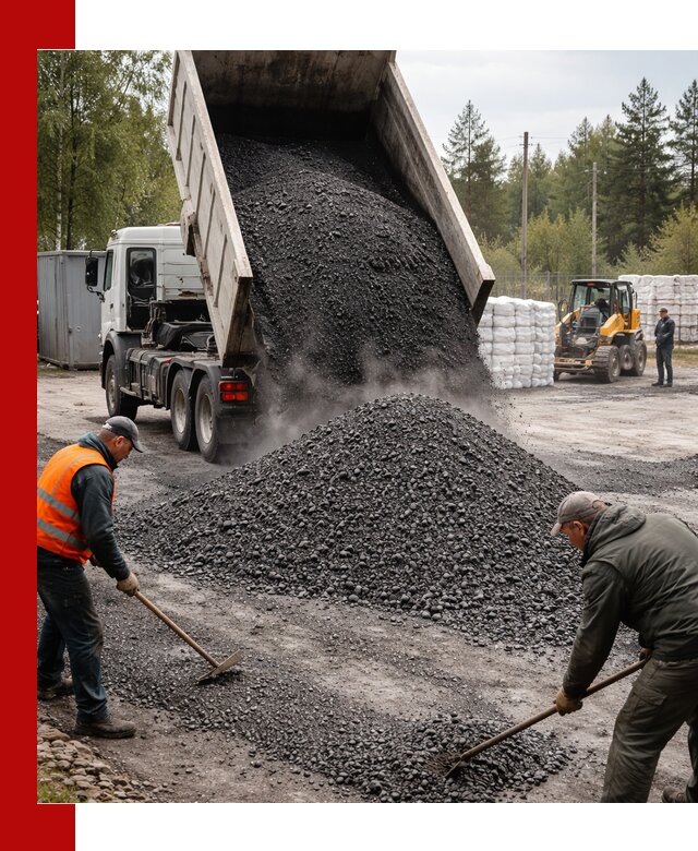 Доставка и продажа асфальтного гранулята в Костроме