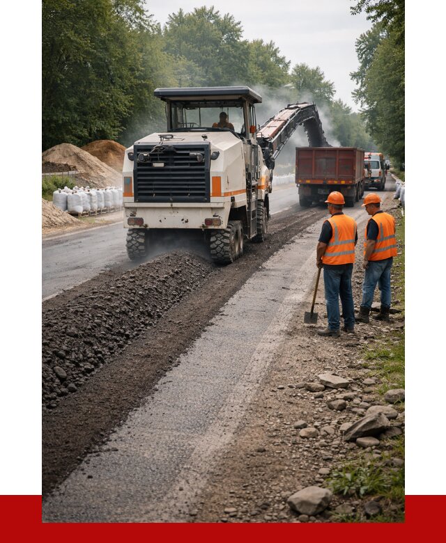 Фрезерованный асфальт в Костроме от 2246 р./куб. | ПРОНЕРУДКст