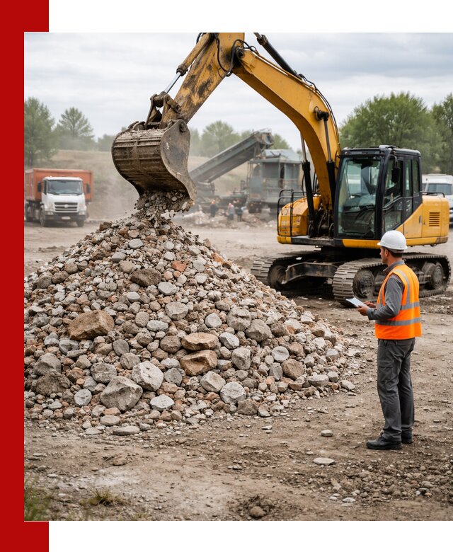 Доставка и вывоз строительного боя в Костроме