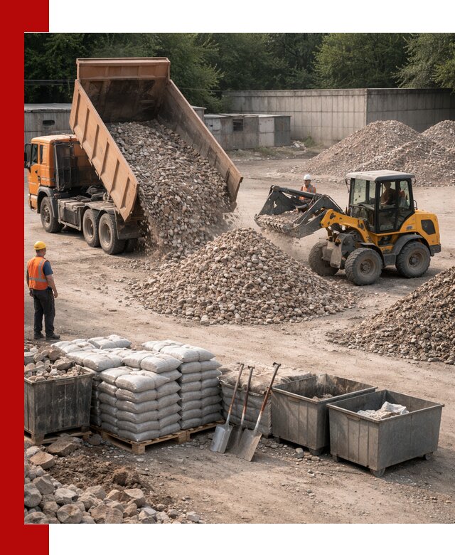 Вторичные материалы для отсыпки в Костроме — поставка и доставка