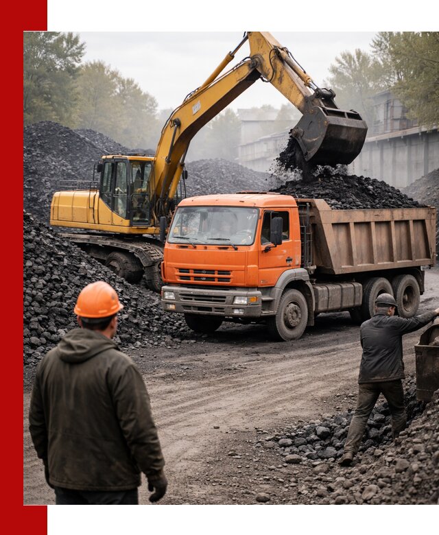 Доставка угля автотранспортом в Костроме быстро и выгодно