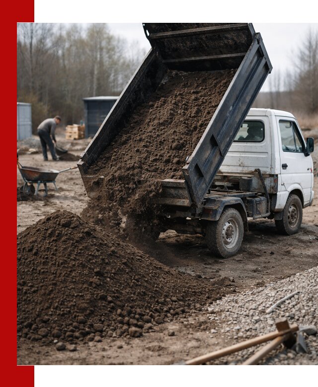 Аренда минисамосвала в Костроме для доставки сыпучих материалов